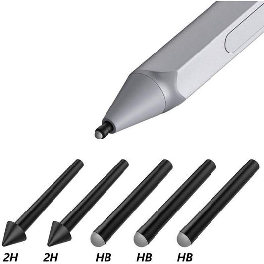 5 Pcs Original HB Surface Pen Replacement Tips Compatible with Surface Pro 2017 Model 1776 and Surface Pro 4 V1188-MS-527-058