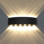 12W Warm White LED Wall Light Waterproof Up Down Aluminum Wall Lamp Indoor Outdoor V1188-MS-527-068