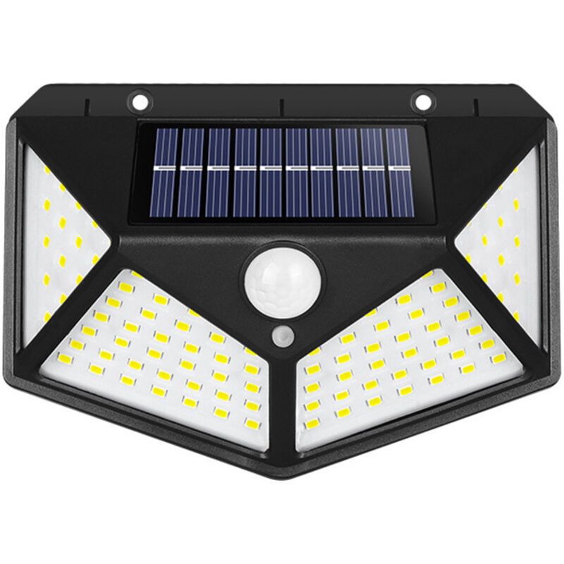 1 Pack Outdoor Solar Light 100 LEDs Motion Sensor Waterproof 1200mAh for Garden V1188-MS-527-070