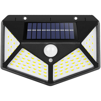 1 Pack Outdoor Solar Light 100 LEDs Motion Sensor Waterproof 1200mAh for Garden V1188-MS-527-070