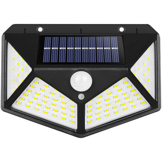 1 Pack Outdoor Solar Light 100 LEDs Motion Sensor Waterproof 1200mAh for Garden V1188-MS-527-070