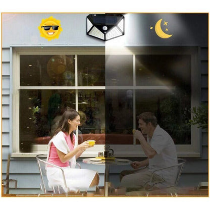 1 Pack Outdoor Solar Light 100 LEDs Motion Sensor Waterproof 1200mAh for Garden V1188-MS-527-070
