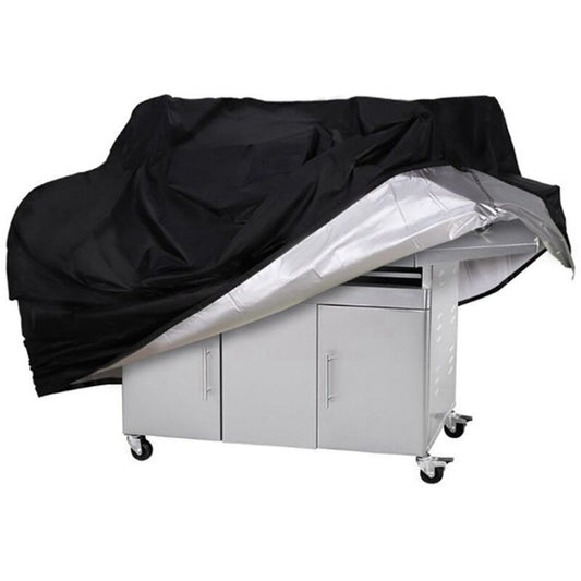 Black 210D Waterproof Gas Grill BBQ Cover Compatible with Weber Holland JennAir, 150 x 100 x 125 cm V1188-MS-527-080