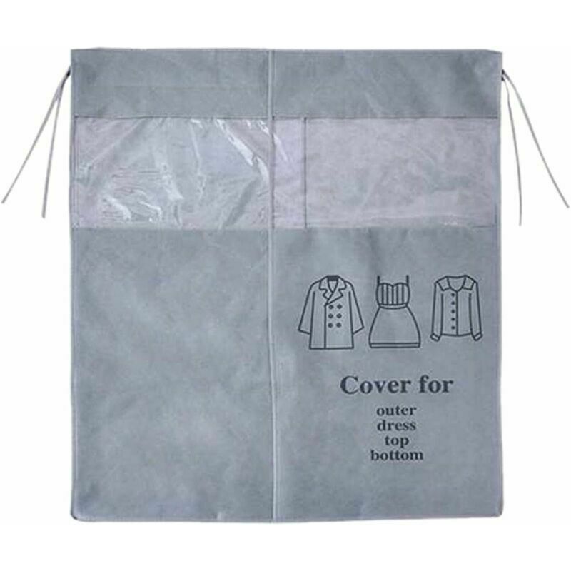 Gray Universal Dustproof Clothing Cover, 90 x 110 cm V1188-MS-527-083