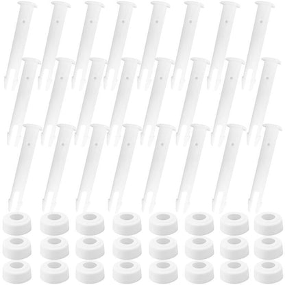 24 Pcs Plastic Swimming Pool Frame Joint Replacement Pins V1188-MS-527-093