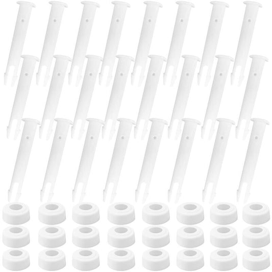 24 Pcs Plastic Swimming Pool Frame Joint Replacement Pins V1188-MS-527-093