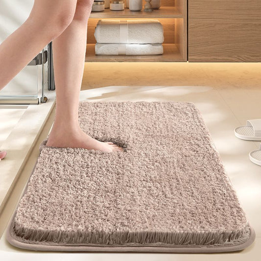 Ultra-soft and absorbent bathroom mat | 3.5cm thick, antibacterial and non-slip TPR material, machine V1188-MS-601-007