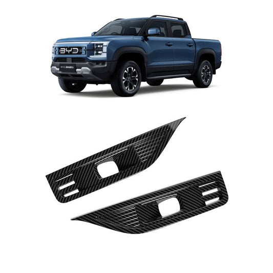 BYD Shark 6 Side Fender Marker Light Covers | 3 Surface Finishes Available: Black, Chrome, Carbon Fiber Truck V1188-MS-603-003