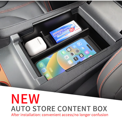 Custom ABS Armrest Storage Organizer Tray Fit BYD Shark Pickup, Anti Slip Center Console Insert Box V1188-MS-603-005