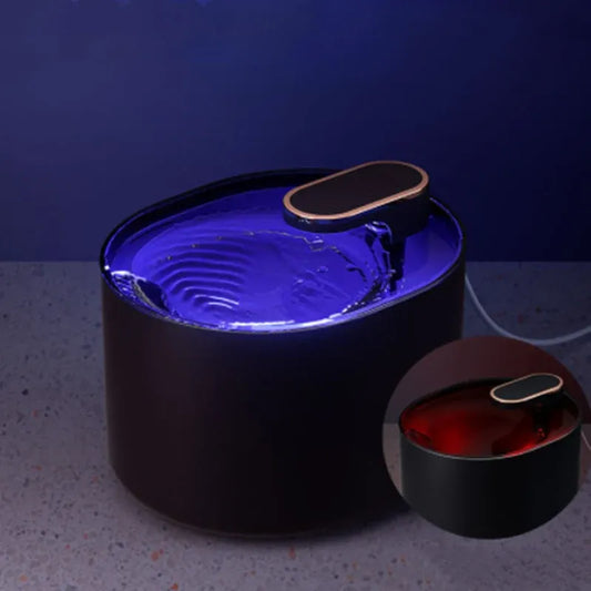 Automatic Cat Water Fountain USB Water Feeder Bowl with 6 Filter Cartridges, Berlin Blue, Premium Edition, V1188-MS-611-002