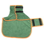 Dog Bathrobe Microfiber Absorbent Drying Coat, Green, L V1188-MS-611-025