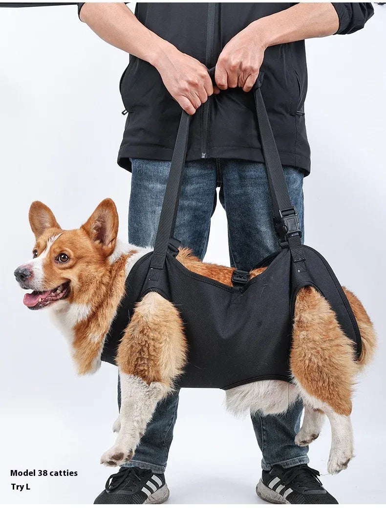 Dog Support Harness Oxford Cloth Mobility Assistance Strap, Pink,S V1188-MS-611-062