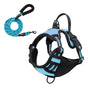Reflective Pet Vest, Dog Harness, No Pull, Breathable, 1.5-meter tow rope - Blue, M V1188-MS-611-119