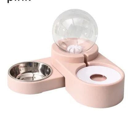 Automatic Dog Water Refill Bowl, Model B, Pink V1188-MS-611-134