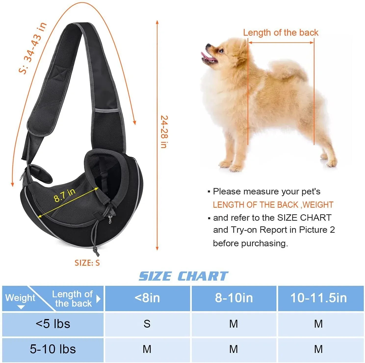 Small Pet Carrier Sling Crossbody Bag for Cats and Dogs, Green, M V1188-MS-611-146