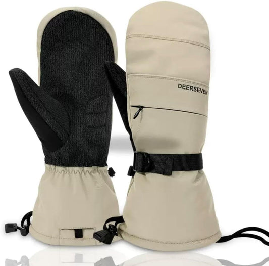 Waterproof Windproof Thermal Winter Gloves - Ski Gloves for Men & Women - Removable Wrist Support - Suitable V1188-MS-612-006