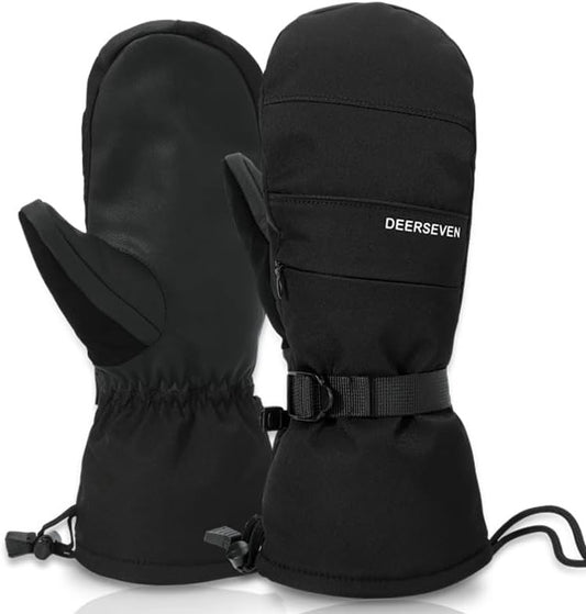 Waterproof Windproof Thermal Winter Gloves - Ski Gloves for Men & Women - Removable Wrist Support - Suitable V1188-MS-612-009