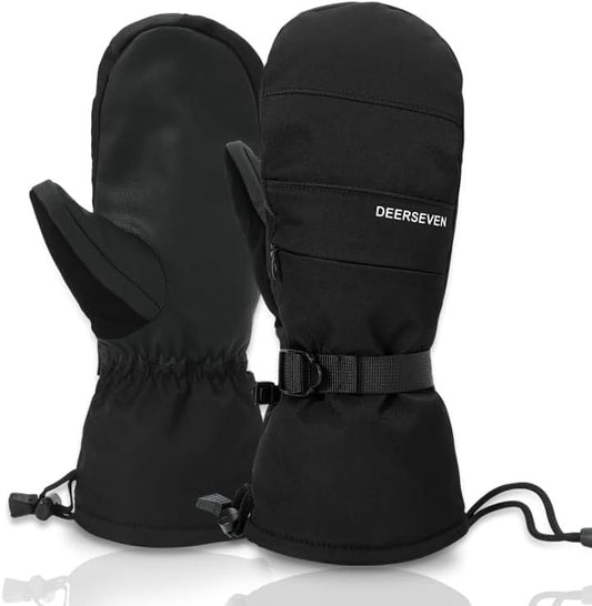 Waterproof Windproof Thermal Winter Gloves - Ski Gloves for Men & Women - Removable Wrist Support - Suitable V1188-MS-612-010