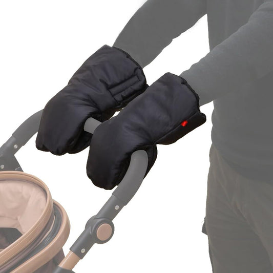 Stroller Hand Muff - Waterproof and Frost-Resistant - Extra Thick and Warm - Black - Unisex Stroller Accessory V1188-MS-612-014