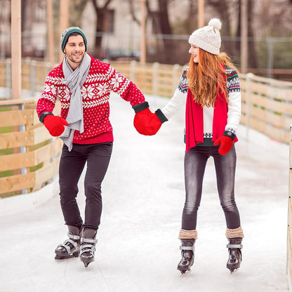 Three-Piece Ski Gloves Set for Couples - Couples' Gloves - Warm Gloves - Ski Gloves - Snow Gloves V1188-MS-612-028