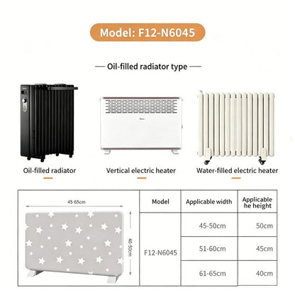 Heater Protective Cover Star Pattern for F12-N6045 Dustproof Washable