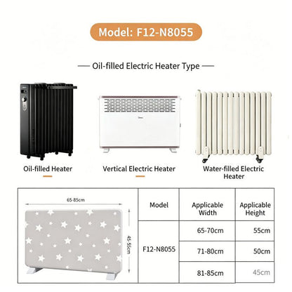 Heater Protective Cover Star Pattern for F12-N8055 Dustproof Washable