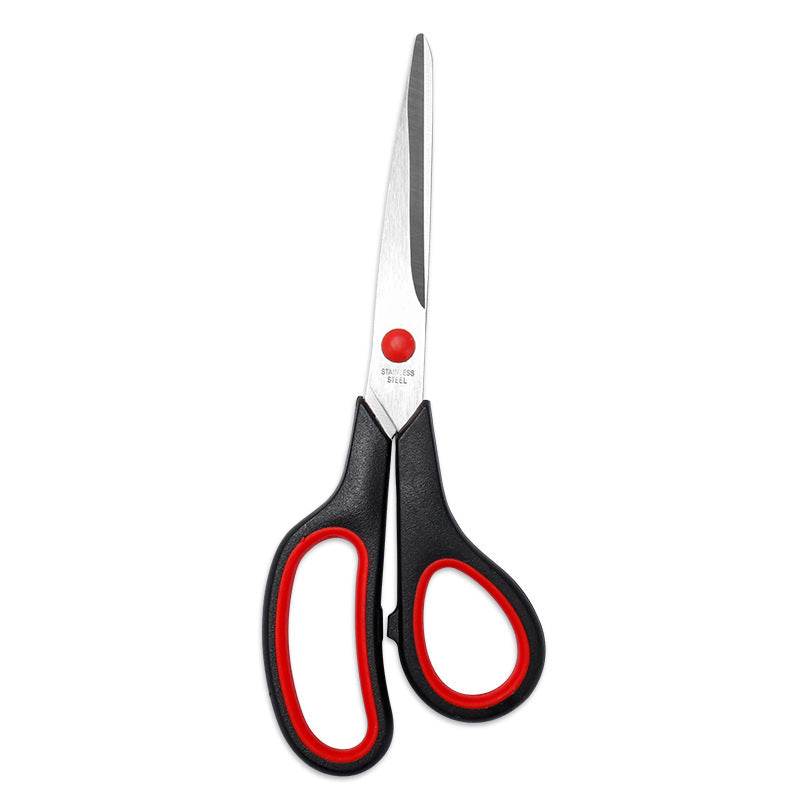 Stainless Steel Kitchen & Office Scissors with Soft Grip Handle, Sharp Multipurpose Craft Shears, Black and V1188-MS-617-001