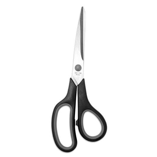Stainless Steel Kitchen & Office Scissors with Soft Grip Handle, Sharp Multipurpose Craft Shears, Black and V1188-MS-617-002