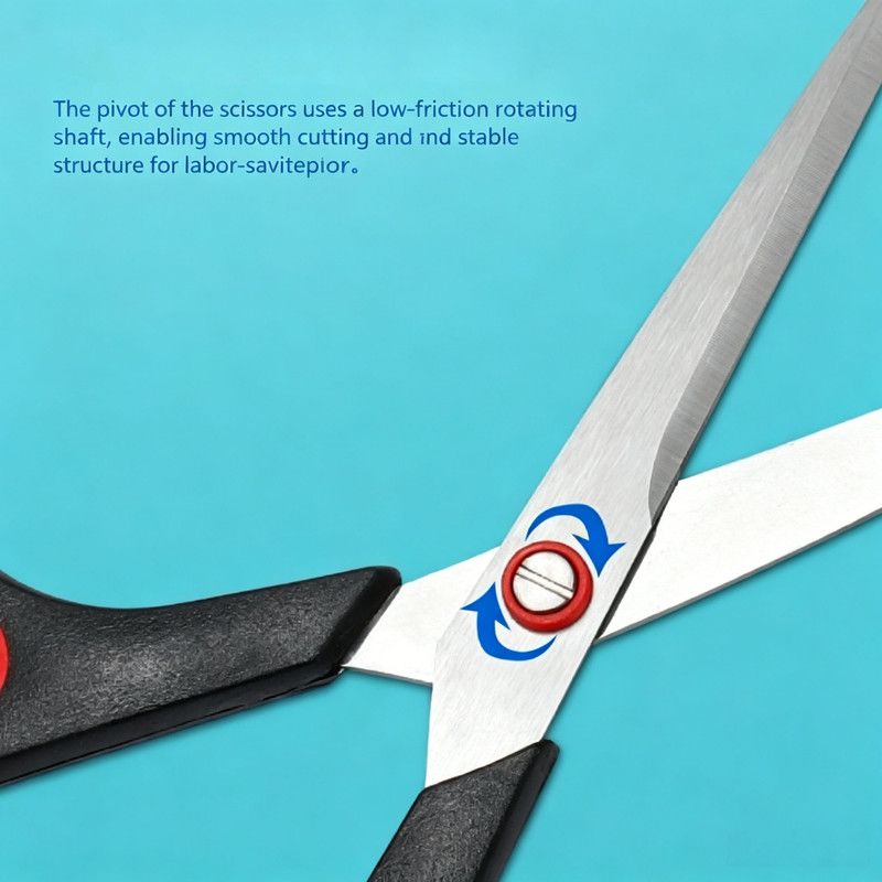 Stainless Steel Kitchen & Office Scissors with Soft Grip Handle, Sharp Multipurpose Craft Shears, Orange and V1188-MS-617-003