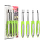 Stainless Steel Apple Corer and Fruit Cutter Tool, Manual Apple Slicer and Seed Remover V1188-MS-617-007