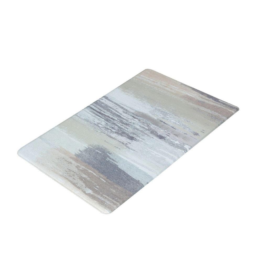 Non-Slip PVC Kitchen Floor Mat 45 x 75 cm, Waterproof Rug, Abstract Marble Pattern V1188-MS-617-021