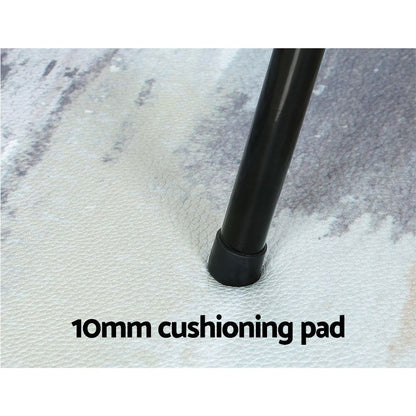 Non-Slip PVC Kitchen Floor Mat 45 x 75 cm, Waterproof Rug, Abstract Marble Pattern V1188-MS-617-021