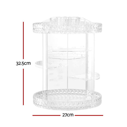 Rotating Acrylic Makeup Organizer, Cosmetic Storage Display Holder V1188-MS-617-035