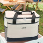 Portable Insulated Cooler Bag for Camping and Picnics, Durable Thermal Storage Tote, Blue V1188-MS-617-039