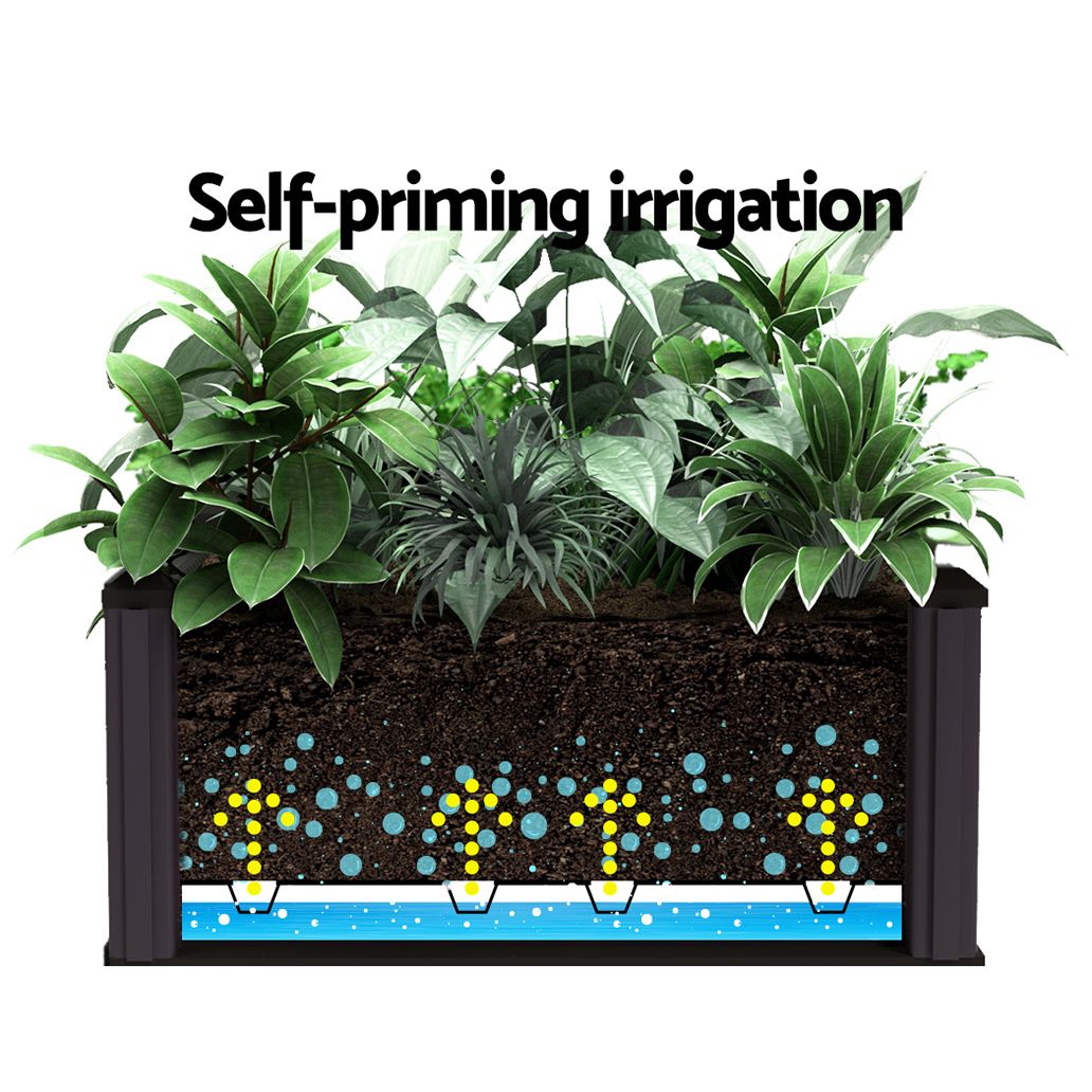 Raised Garden Bed Planter Box 40 x 40 x 23 cm, PP Growing Container for Herbs and Vegetables V1188-MS-617-041