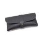 3-Piece PU Leather Eyeglass Case Set, Soft Protective Pouches for Sunglasses and Reading Glasses, Black V1188-MS-617-042