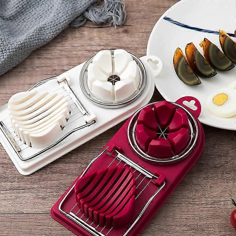 Egg Cutter Kitchen Tool, Manual Slicer for Hard-Boiled Eggs V1188-MS-617-055