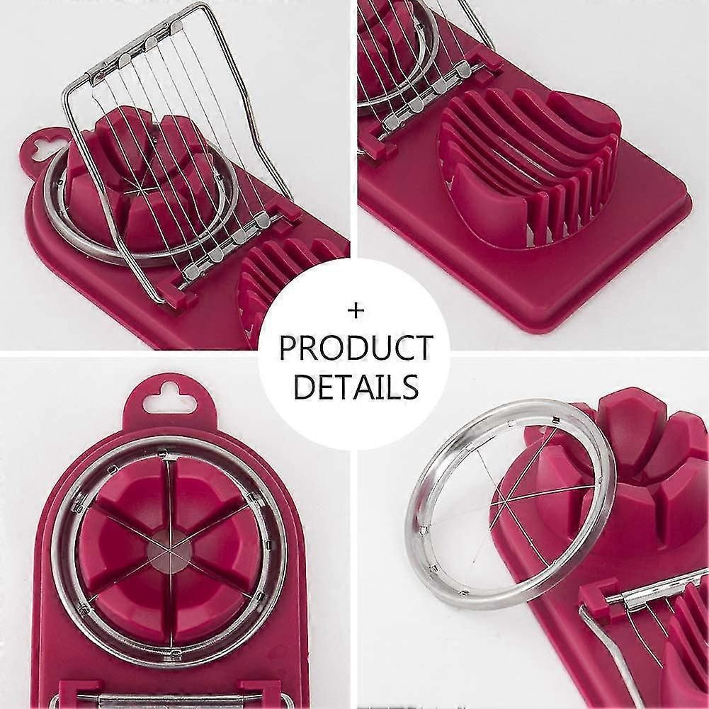 Egg Cutter Kitchen Tool, Manual Slicer for Hard-Boiled Eggs V1188-MS-617-055