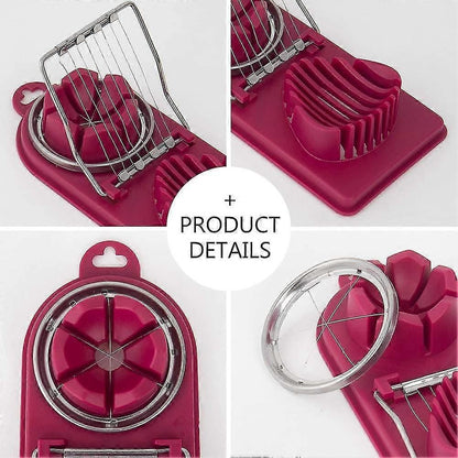 Egg Cutter Kitchen Tool, Manual Slicer for Hard-Boiled Eggs V1188-MS-617-055