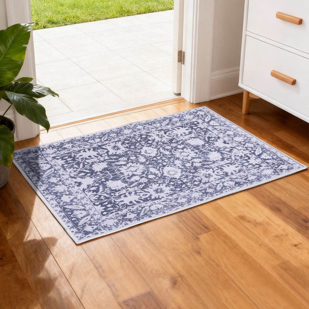 Soft Crystal Velvet Bath Mat 50 x 80 cm, Non-Slip Floor Rug V1188-MS-617-060