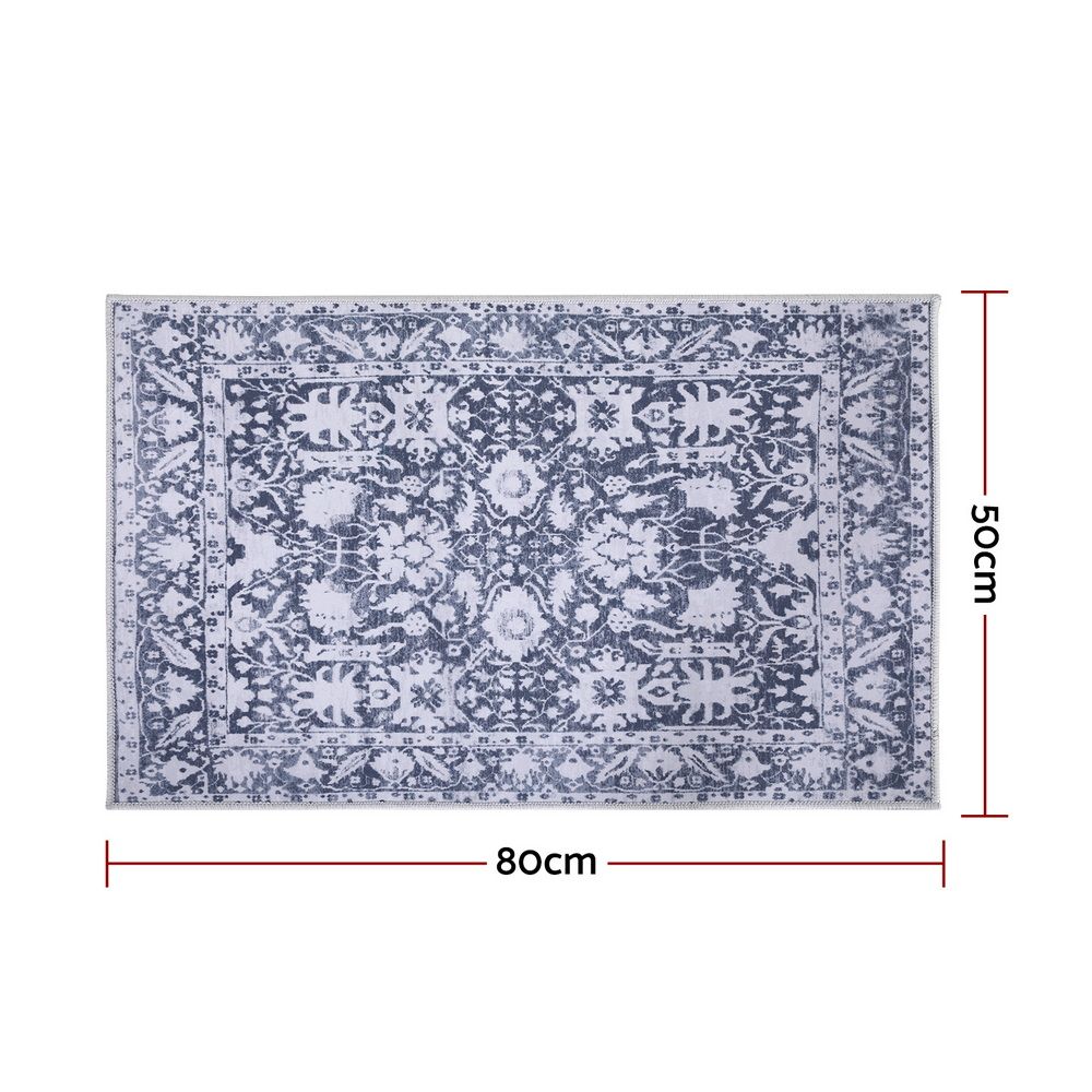 Soft Crystal Velvet Bath Mat 50 x 80 cm, Non-Slip Floor Rug V1188-MS-617-060