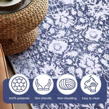 Soft Crystal Velvet Bath Mat 50 x 80 cm, Non-Slip Floor Rug V1188-MS-617-060