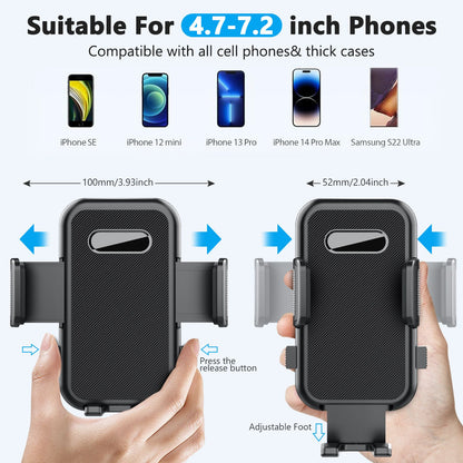 ML-236 Universal Car Phone Holder, Suction Mount for Dashboard and Windscreen V1188-MS-617-061