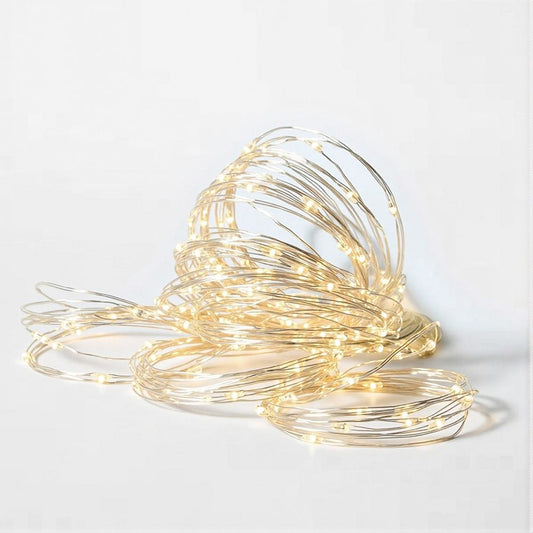 30 m Curtain String Lights, 300 LED Christmas Fairy Lights, Warm White V1188-MS-617-065