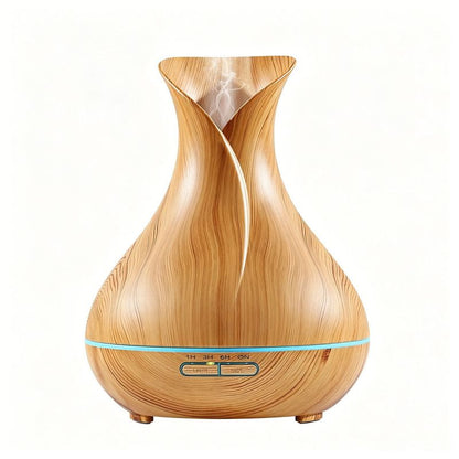 Light Wood Aroma Diffuser 400 ml, Ultrasonic Aromatherapy Humidifier V1188-MS-617-067