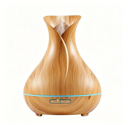 Light Wood Aroma Diffuser 400 ml, Ultrasonic Aromatherapy Humidifier V1188-MS-617-067