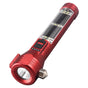 Rechargeable Safety Flashlight, Waterproof Emergency Torch with USB Charging, High-Lumen, Red V1188-MS-617-069