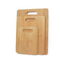 3 Pack Bamboo Cheese Board Set, Cutting, Serving and Chopping Boards V1188-MS-617-071