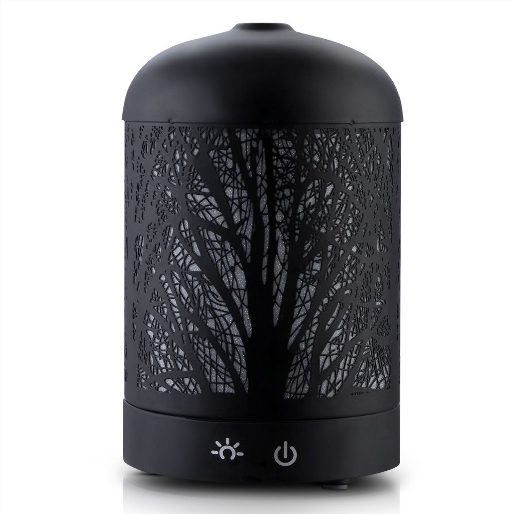 Black Aroma Diffuser 160 ml, Ultrasonic Aromatherapy Humidifier V1188-MS-617-074