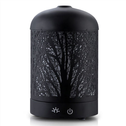 Black Aroma Diffuser 160 ml, Ultrasonic Aromatherapy Humidifier V1188-MS-617-074
